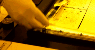 PCB外层图形转移步骤2